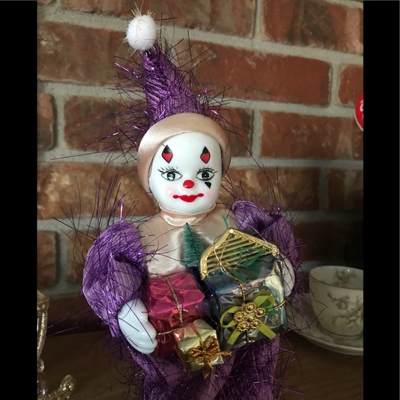 Rare Vintage Porcelain Birthday Collector Clown - Picture 3 of 9